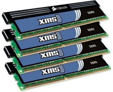 Corsair 16 GB DDR3-RAM - 1333MHz - (CMX16GX3M4A1333C9) Corsair XMS QuadKit CL9