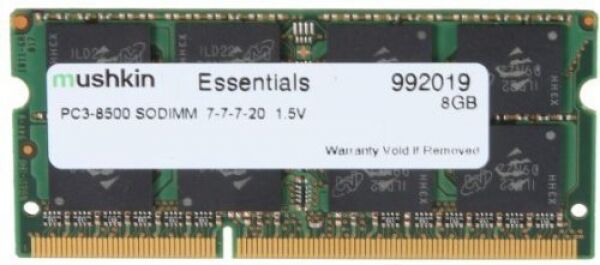 Mushkin 8 GB SO-DIMM DDR3 - 1066MHz - (992019) Mushkin Essentials CL7