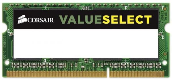 Corsair 8 GB SO-DIMM DDR3 - 1600MHz - (CMSO8GX3M1A1600C11) Corsair Value CL11