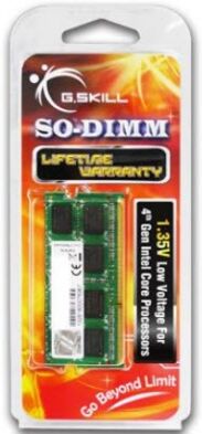 G.Skill 4 GB SO-DIMM DDR3 - 1600MHz - (F3-1600C9S-4GSL) G.Skill CL9