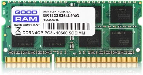 Goodram 4 GB SO-DIMM DDR3 - 1600MHz - (GR1600S3V64L11S/4G) Goodram Value CL11