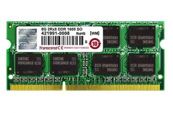 Transcend 8 GB SO-DIMM DDR3 - 1600MHz - (TS8GJMA324H) Transcend JetMemory CL11