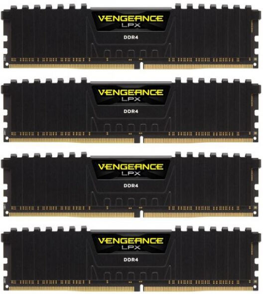 Corsair 64 GB DDR4-RAM - 2400MHz - (CMK64GX4M4A2400C14) Corsair Vengeance LPX Kit CL14