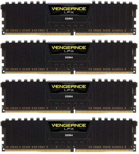 Corsair 64 GB DDR4-RAM - 2666MHz - (CMK64GX4M4A2666C16) Corsair Vengeance LPX Kit CL16