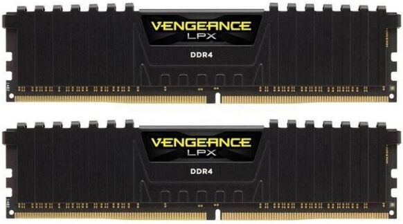 Corsair 8 GB DDR4-RAM - 2400MHz - (CMK8GX4M2A2400C16) Corsair Vengeance LPX Black Kit CL16