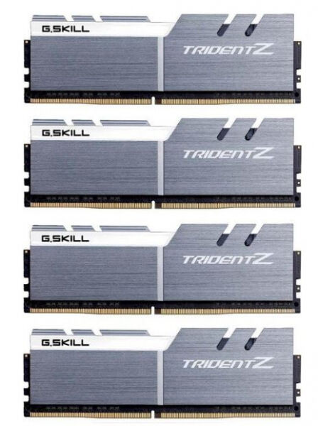 G.Skill 32 GB DDR4-RAM - 3200MHz - (F4-3200C15Q-32GTZSW) G.Skill Trident Z Kit CL15