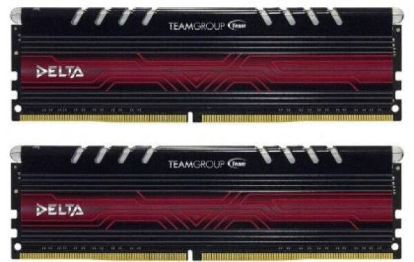 Team 32 GB DDR4-RAM - 3000MHz - (TDTRD432G3000HC16CDC01) Team Group Delta Series Rote LED Kit CL16