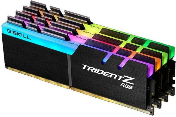 G.Skill 32 GB DDR4-RAM - 2400MHz - (F4-2400C15Q-32GTZR) G.Skill Trident-Z RGB Kit CL15