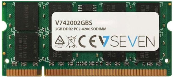 V7 2 GB SO-DIMM DDR2 - 533MHz - (V742002GBS) V7 Notebook CL5