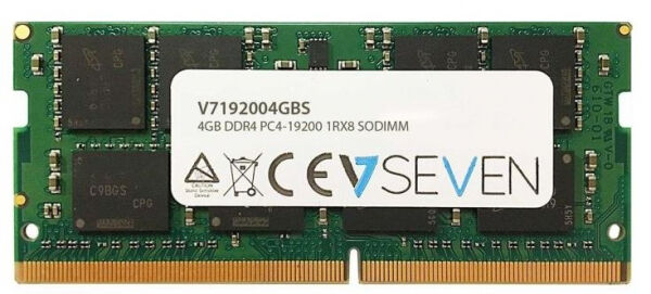 V7 4 GB SO-DIMM DDR4 - 2400MHz - (V7192004GBS) V7 RAM CL17