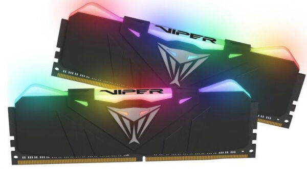 Patriot Memory 16 GB DDR4-RAM - 4133MHz - (PVR416G413C9K) Patriot Viper RGB Kit Schwarz - CL19