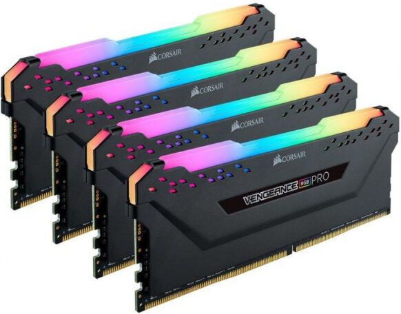 Corsair 32 GB DDR4-RAM - 3200MHz - (CMW32GX4M4C3200C16) Corsair Vengeance RGB Kit CL16