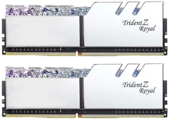 G.Skill 16 GB DDR4-RAM - 3000MHz - (F4-3000C16D-16GTRS) G.Skill TridentZ Royal Silber Kit CL16