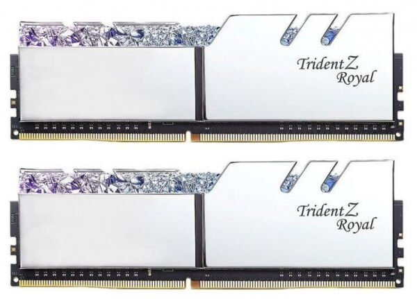 G.Skill 16 GB DDR4-RAM - 3600MHz - (F4-3600C18D-16GTRS) G.Skill TridentZ Royal Silber Kit CL18