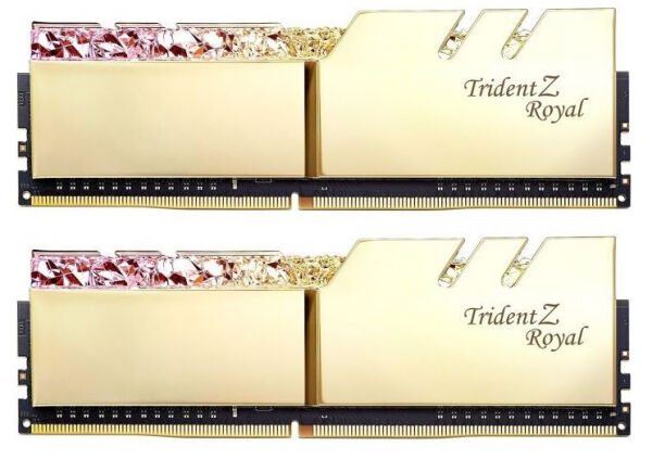 G.Skill 16 GB DDR4-RAM - 3600MHz - (F4-3600C17D-16GTRG) G.Skill TridentZ Royal Gold Kit CL17