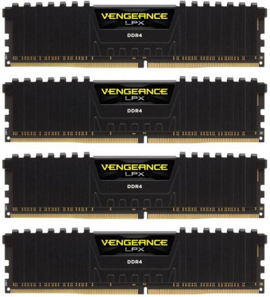 Corsair 32 GB DDR4-RAM - 4000MHz - (CMK32GX4M4K4000C19) Corsair Vengeance LPX Kit CL19