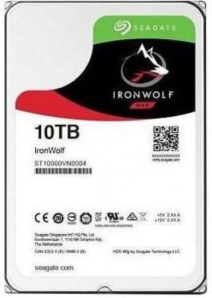 Seagate Ironwolf NAS (ST10000VN0008) - 3.5 Zoll SATA3 - 10TB