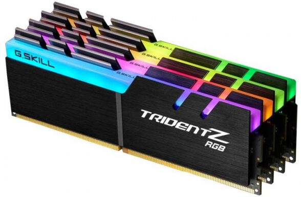 G.Skill 32 GB DDR4-RAM - 3600MHz - (F4-3600C18Q-32GTZR) G.Skill Trident Z RGB Kit CL18