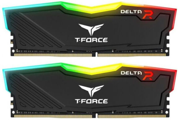 Team 16 GB DDR4-RAM - 3200MHz - (TF3D416G3200HC16CDC01) - Team Group Delta RGB Series Kit CL16