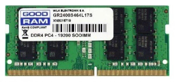 Goodram 4 GB SO-DIMM DDR4 - 2400MHz - (GR2400S464L17S/4G) GoodRam Value CL17