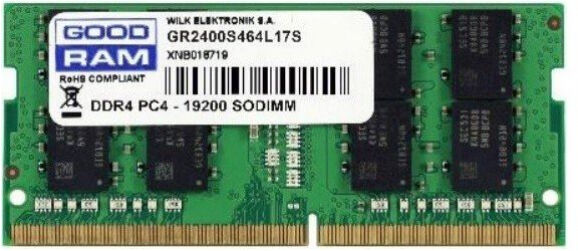 Goodram 8 GB SO-DIMM DDR4 - 2400MHz - (GR2400S464L17S/8G) GoodRam Value CL17