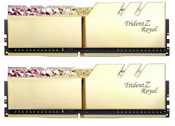 G.Skill 16 GB DDR4-RAM - 4000MHz - (F4-4000C18D-16GTRG) G.Skill Trident Z Royal Gold Kit - CL16