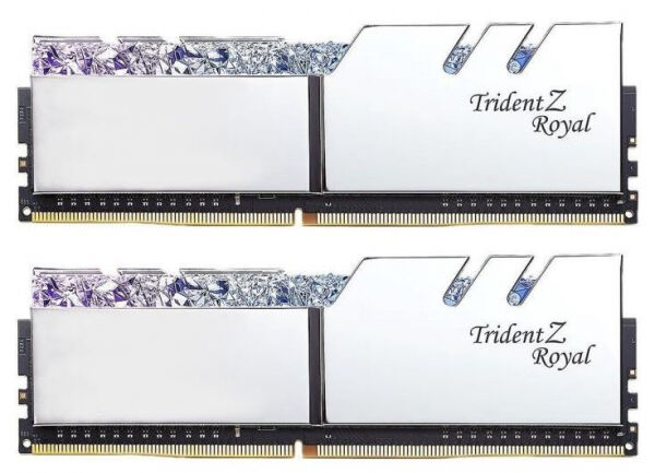 G.Skill 16 GB DDR4-RAM - 4000MHz - (F4-4000C18D-16GTRS) G.Skill Trident Z Royal Silber Kit - CL18