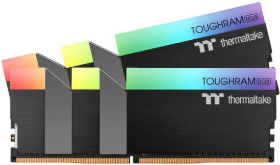 Thermaltake 16 GB DDR4-RAM - 3200MHz - (R009D408GX2-3200C16A) Thermaltake Toughram RGB Kit CL16