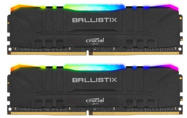 Crucial 32 GB DDR4-RAM - 3000MHz - (BL2K16G30C15U4BL) Crucial Black RGB Kit CL15