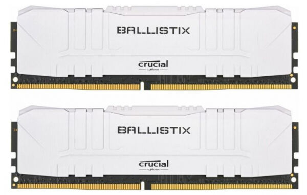 Crucial 32 GB DDR4-RAM - 3200MHz - (BL2K16G32C16U4W) Crucial Weiss Kit CL16
