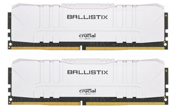 Crucial 16 GB DDR4-RAM - 3000MHz - (BL2K8G30C15U4W) Crucial Weiss Kit CL15