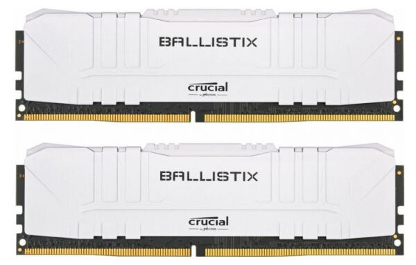Crucial 16 GB DDR4-RAM - 3200MHz - (BL2K8G32C16U4W) Crucial Weiss Kit CL16
