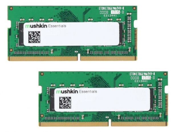 Mushkin 16 GB SO-DIMM DDR4 - 3200MHz - (MES4S320NF8GX2) Mushkin Essentials Kit CL22