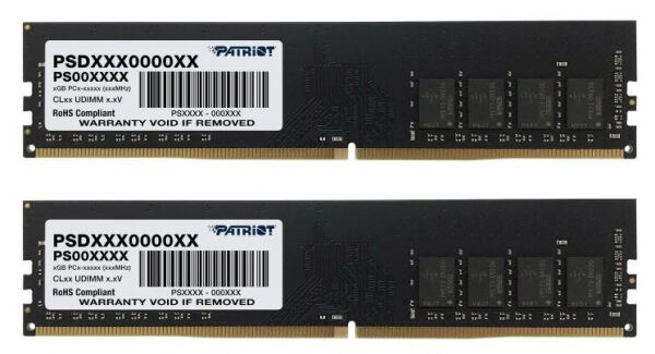 Patriot Memory 16 GB DDR4-RAM - 3200MHz - (PSD416G3200K) Patriot Signature Line Kit CL22