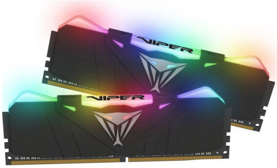 Patriot Memory 16 GB DDR4-RAM - 3600MHz - (PVR416G360C8K) Patriot Viper RGB Kit CL18