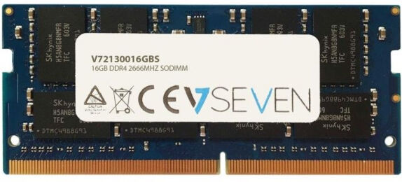 V7 16 GB SO-DIMM DDR4 - 2666MHz - (V72130016GBS) V7 RAM CL19