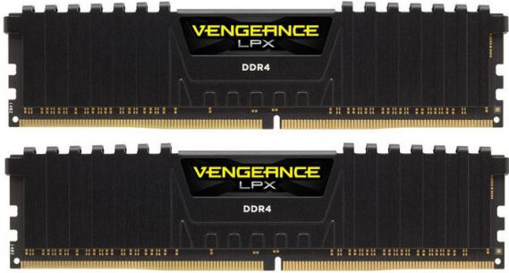 Corsair 16 GB DDR4-RAM - 4000MHz - (CMK16GX4M2G4000C16) Corsair Vengeance LPX Black Kit CL16