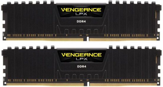 Corsair 16 GB DDR4-RAM - 4000MHz - (CMK16GX4M2Z4000C16) Corsair Vengeance LPX Black Kit CL16