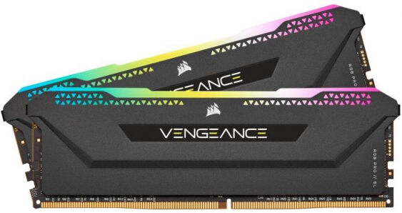 Corsair 16 GB DDR4-RAM - 3200MHz - (CMH16GX4M2E3200C16) Corsair Vengeance RGB PRO SL Kit CL16