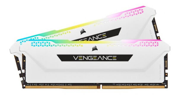 Corsair 16 GB DDR4-RAM - 3200MHz - (CMH16GX4M2E3200C16W) Corsair Vengeance RGB PRO SL Kit CL16