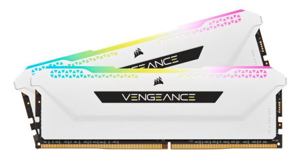 Corsair 32 GB DDR4-RAM - 3600MHz - (CMH32GX4M2D3600C18W) Corsair Vengeance RGB PRO SL Kit CL18