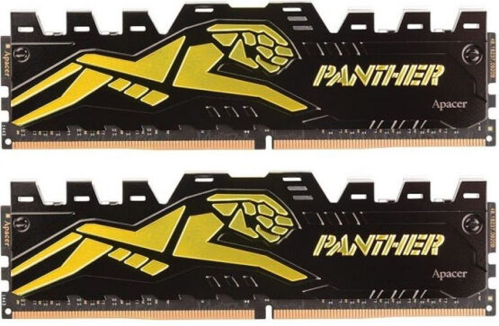 Apacer 32 GB DDR4-RAM - 3200MHz - (AH4U32G32C2827GAA-2) Apacer Panther Golden Kit CL16