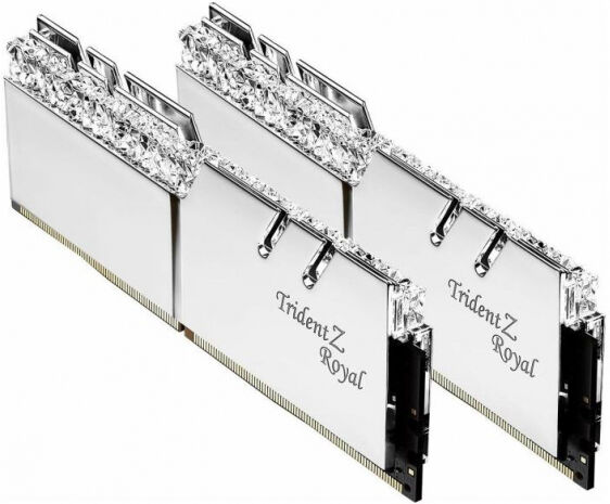 G.Skill 32 GB DDR4-RAM - 4000MHz - (F4-4000C18D-32GTRS) G.Skill Trident Z Royal Silber Kit CL18