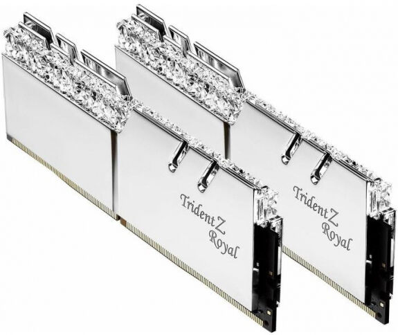 G.Skill 64 GB DDR4-RAM - 2666MHz - (F4-2666C19D-64GTRS) G.Skill Trident Z Royal Silber Kit CL19