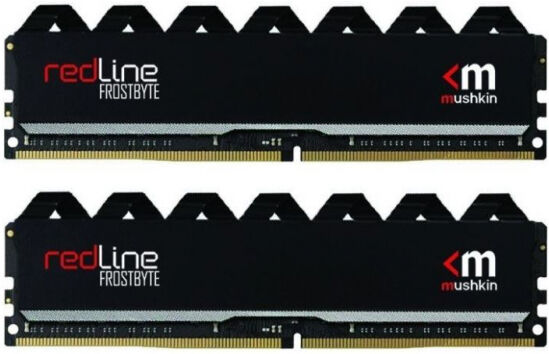 Mushkin 16 GB DDR4-RAM - 2666MHz - (MRC4U266GHHF8GX2) Mushkin Redline Black Frostbyte G3 Kit CL16