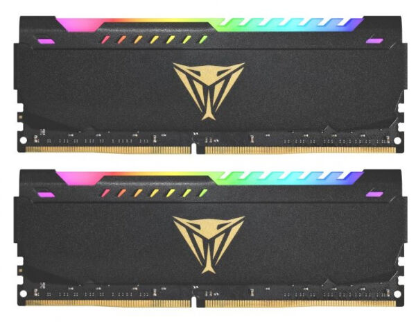 Patriot Memory 16 GB DDR4-RAM - 3200MHz - (PVSR416G320C8K) Patriot Viper Steel RGB Kit - CL18