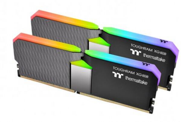 Thermaltake 16 GB DDR4-RAM - 4400MHz - (R016D408GX2-4400C19A) Thermaltake Toughram XG RGB Kit CL19
