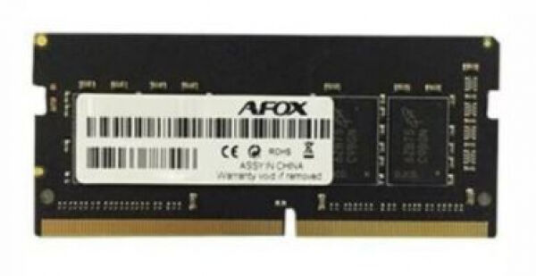 AFOX 8 GB SO-DIMM DDR3 - 1600MHz - (AFSD38BK1P) AFOX Value RAM CL19