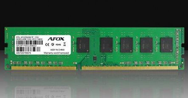 AFOX 4 GB DDR3-RAM - 1333MHz - (AFLD34AN1P) AFOX Value RAM