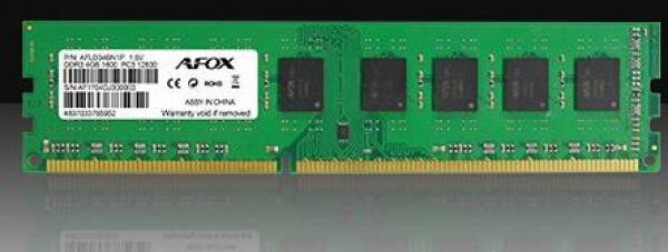 AFOX 8 GB DDR3-RAM - 1600MHz - (AFLD38AK1P) AFOX Value RAM